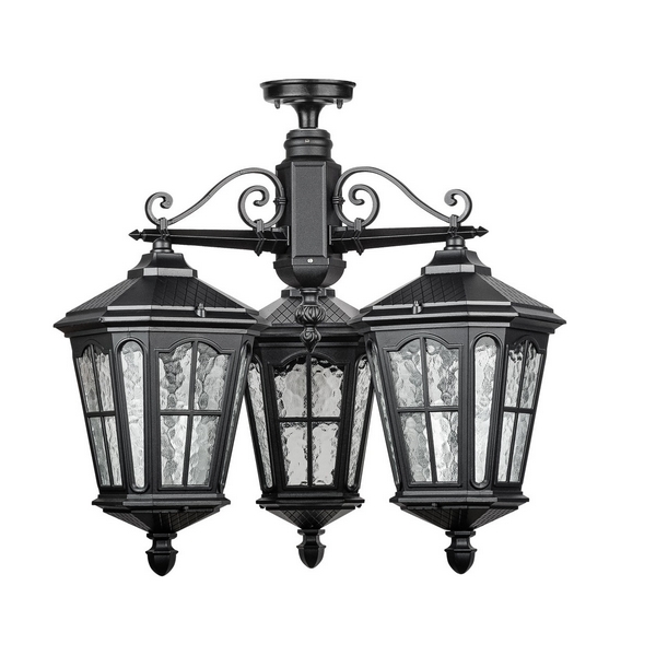 

Потолочный светильник уличный IP44 Oasis Light ALBORG 79770A/3 02 Bl, Черный, ALBORG 79770A/3 02 Bl