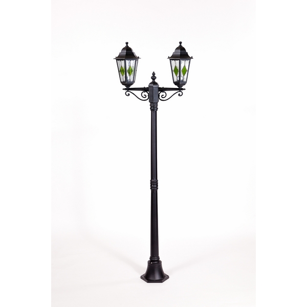 

Наземный фонарь Oasis Light PETERSBURG lead GLASS 79808lgA Bl, Черный, PETERSBURG lead GLASS 79808lgA Bl