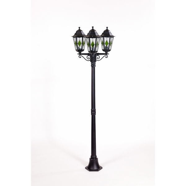 

Наземный фонарь Oasis Light PETERSBURG lead GLASS 79808lgB Bl, Черный, PETERSBURG lead GLASS 79808lgB Bl