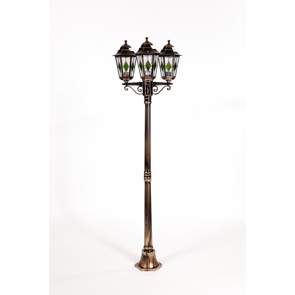 

Наземный фонарь Oasis Light PETERSBURG lead GLASS 79808lgB Gb, Патина, PETERSBURG lead GLASS 79808lgB Gb