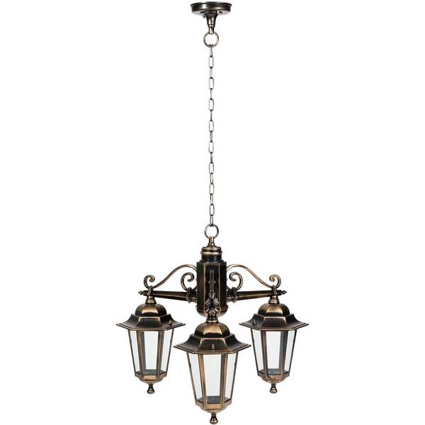 

Уличный светильник подвесной IP44 PETERSBURG 79870S/3 Gb Oasis Light S в виде фонаря, Золото;патина, PETERSBURG S 79870S/3 Gb