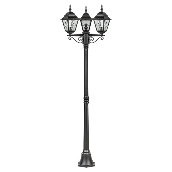 

Наземный фонарь Oasis Light QUADRO M lead GLASS 79908MBlgW Bl, Черный, QUADRO M lead GLASS 79908MBlgW Bl