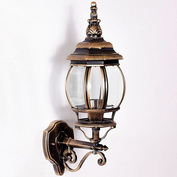 

Настенный уличный IP44 фонарь Gb Oasis Light 83401S, Золото, 83401S Gb