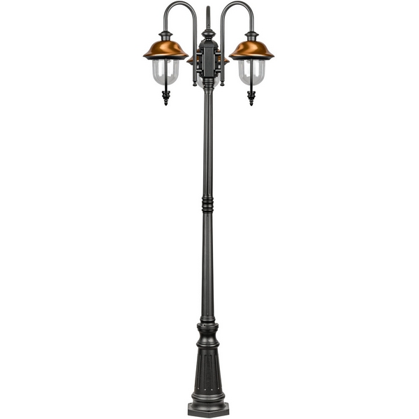 

Наземный фонарь Oasis Light MADRID-COOPER 84309cB/10 Bl, Черный, MADRID-COOPER 84309cB/10 Bl