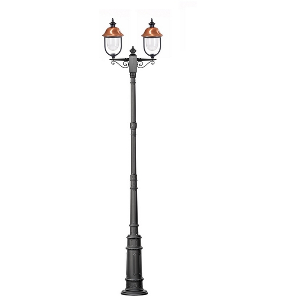 

Наземный фонарь Oasis Light MADRID-COOPER 84310cA E7 02 Bl, Черный, MADRID-COOPER 84310cA E7 02 Bl