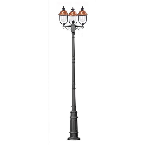 

Наземный фонарь Oasis Light MADRID-COOPER 84310cB E7 02 Bl, Черный, MADRID-COOPER 84310cB E7 02 Bl