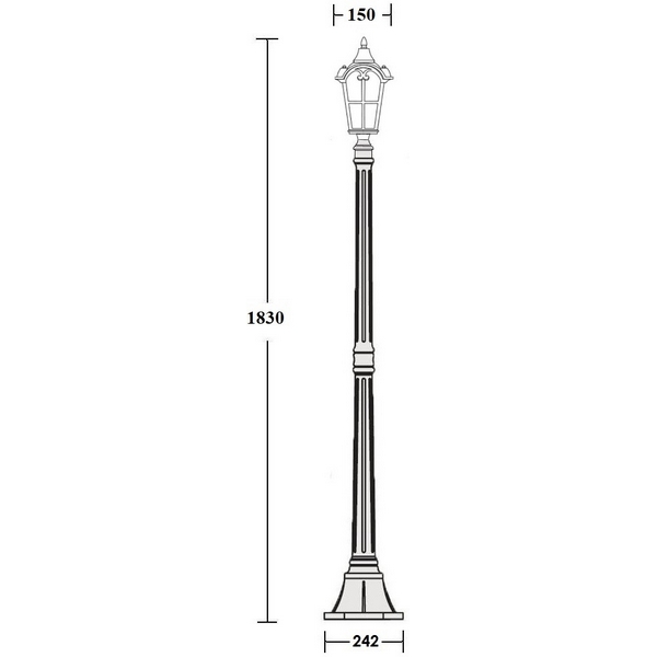 

Наземный фонарь Oasis Light PORTO 86108 Gb, Золото;патина, Porto 86108 Gb