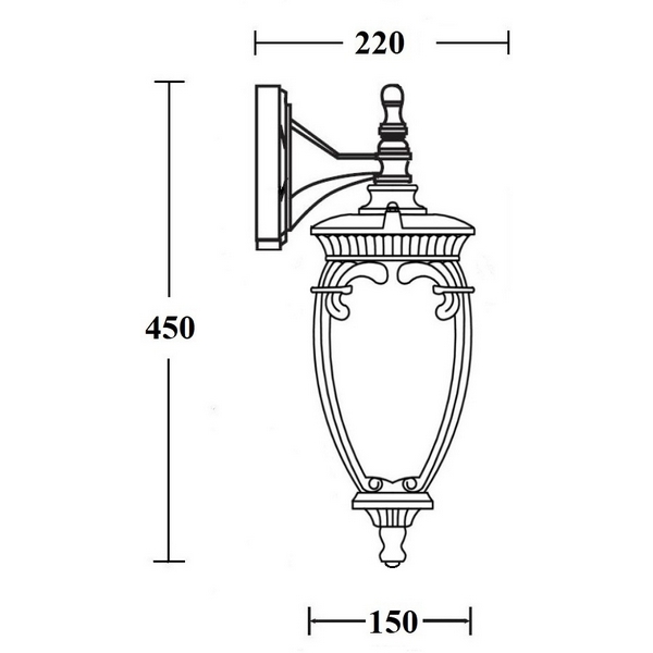 

Настенный фонарь уличный Oasis Light VERONA 86202/04 Gb, Коричневый;патина, Verona 86202/04 Gb