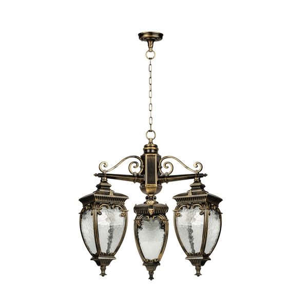 

Уличный светильник подвесной IP44 Oasis Light VERONA 86270/3 02 Gb, Золото;патина, Verona 86270/3 02 Gb