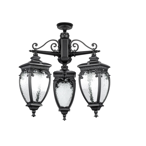 

Потолочный светильник уличный IP44 Oasis Light VERONA 86270A/3 02 Bl, Черный, Verona 86270A/3 02 Bl