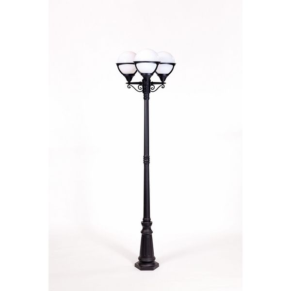 

Наземный фонарь IP44 Bl Oasis Light 88109B в форме шара, Черный, 88109 B Bl