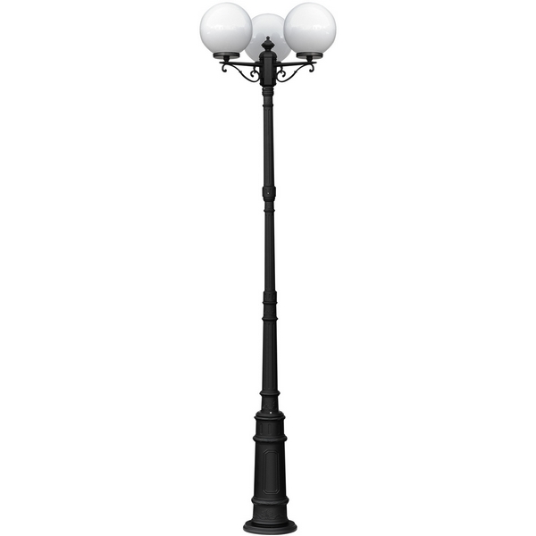 

Наземный фонарь Oasis Light GLOBO L 88210LB 02C E7 Bl, Черно-белый, GLOBO L 88210LB 02C E7 Bl