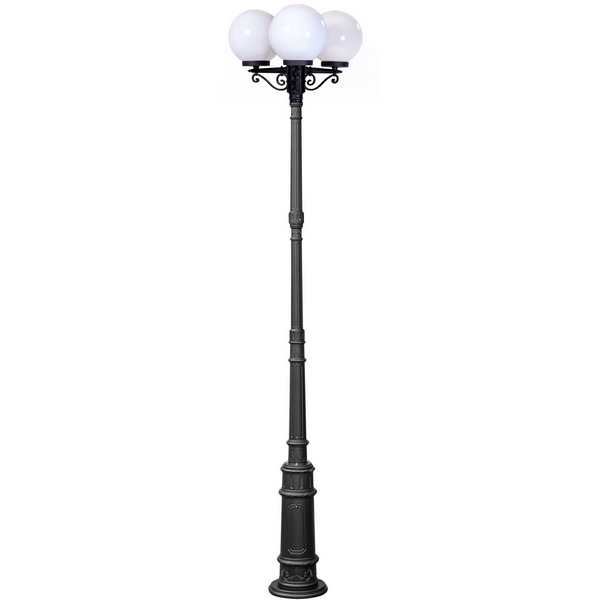 

Наземный фонарь 88210SB/E7 Bl Oasis Light GLOBO S, Черный, GLOBO S 88210SB/E7 Bl