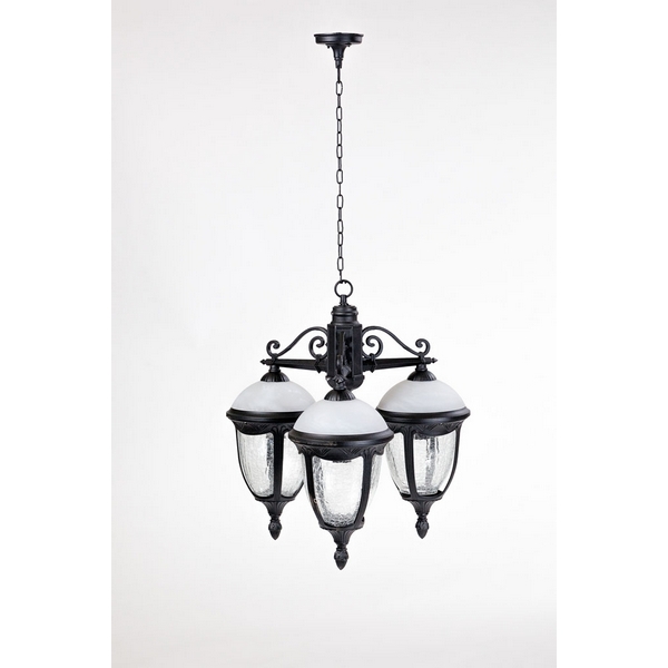 

Уличный светильник подвесной St.LOUIS 89170L/3 Bl мат/тр Oasis Light L, Черный, St.LOUIS L 89170L/3 Bl мат/тр