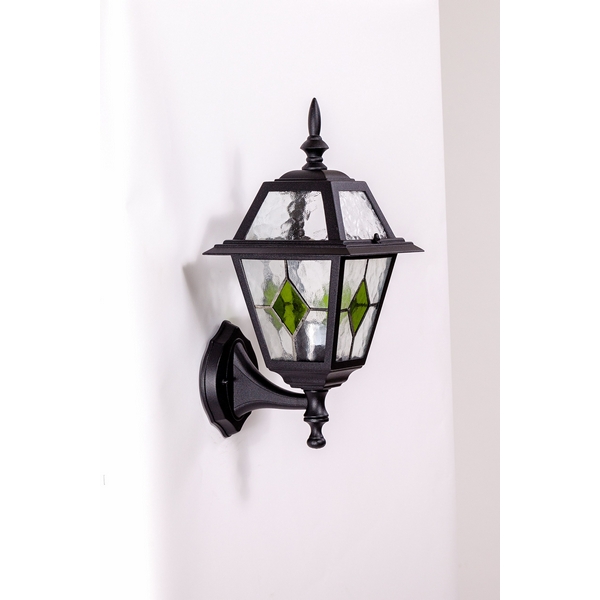 

Настенный уличный IP44 фонарь lead 91101/04 lgG Bl Oasis Light FARO GLASS, Черный, FARO lead GLASS 91101/04 lgG Bl