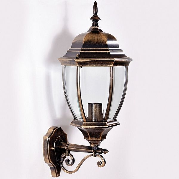 

Настенный уличный фонарь 91201L Gb Oasis Light, Золото, 91201L Gb