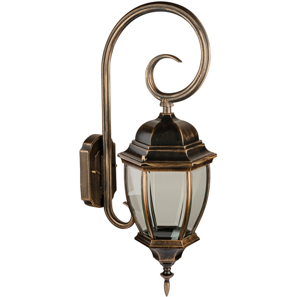 

Настенный уличный фонарь 91202L/18 Gb Oasis Light Arsenal L, Золото;патина, Arsenal L 91202L/18 Gb