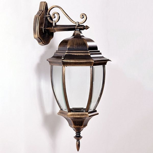

Настенный уличный фонарь IP44 91202L Gb Oasis Light, Золото, 91202L Gb