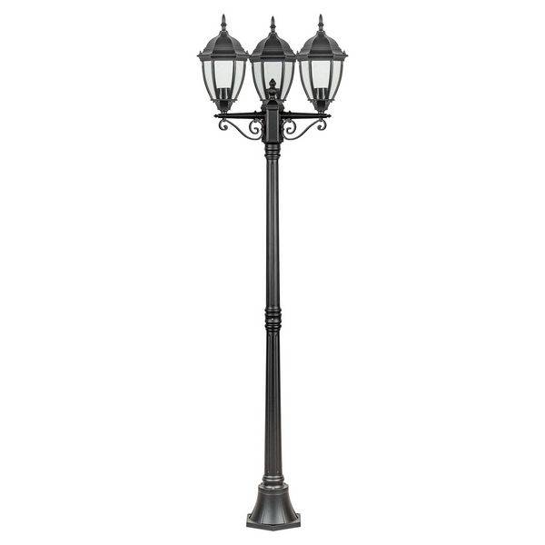

Наземный фонарь IP44 Oasis Light ARSENAL S 91208SB Bl, Черный, ARSENAL S 91208SB Bl