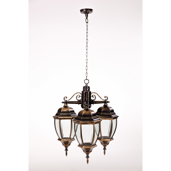 

Уличный светильник подвесной Gb Oasis Light Arsenal L 91270L/3, Золото;патина, Arsenal L 91270L/3 Gb