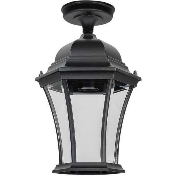 

Потолочный светильник уличный IP44 Oasis Light ASTORIA 1 L 91305LA Bl в виде фонаря, Черный, ASTORIA 1 L 91305LA Bl
