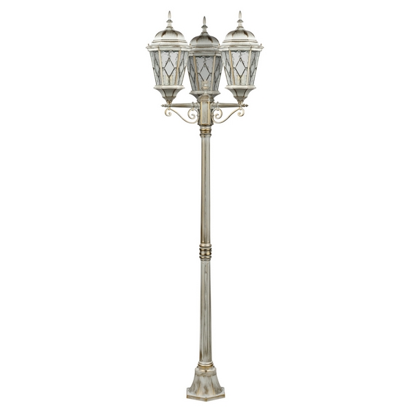 

Наземный фонарь Oasis Light ASTORIA 2M 91408MB Gw ромб, Белый, ASTORIA 2M 91408MB Gw ромб