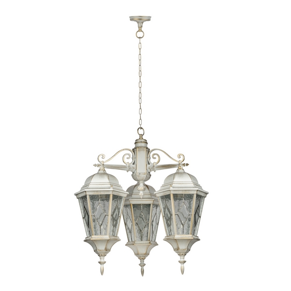 

Уличный светильник подвесной IP44 Oasis Light ASTORIA 2M 91470M/3 cover Gw ромб, Белый, ASTORIA 2M 91470M/3 cover Gw ромб