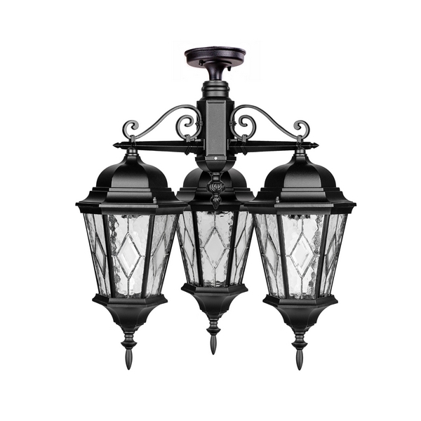 

Потолочный светильник уличный IP44 Oasis Light ASTORIA 2M 91470MA/3 cover Bl ромб, Черный, ASTORIA 2M 91470MA/3 cover Bl ромб