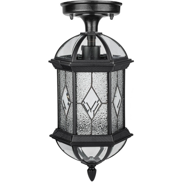 

Потолочный светильник уличный IP44 Oasis Light SORENTO 92605A cover Bl в фиде фонаря, Черный, Sorento 92605A cover Bl