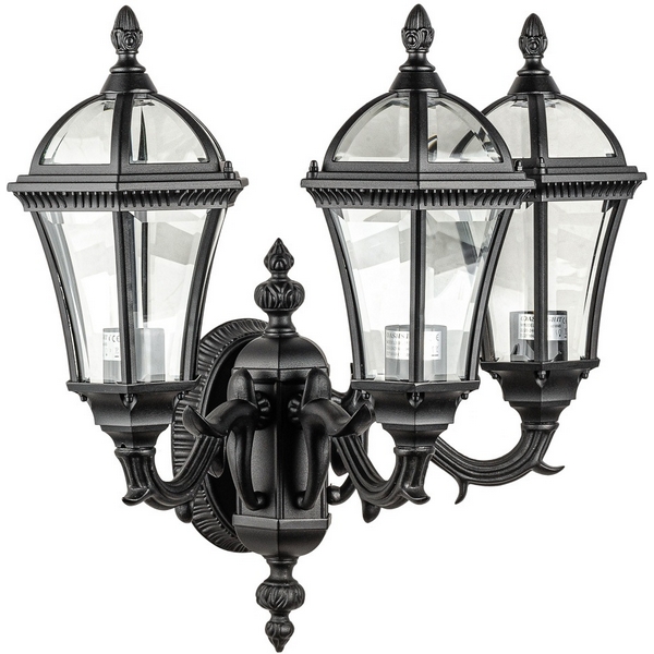 

Настенный фонарь уличный Oasis Light ROMA S 95201S 3 15L Bl, Черный, ROMA S 95201S 3 15L Bl