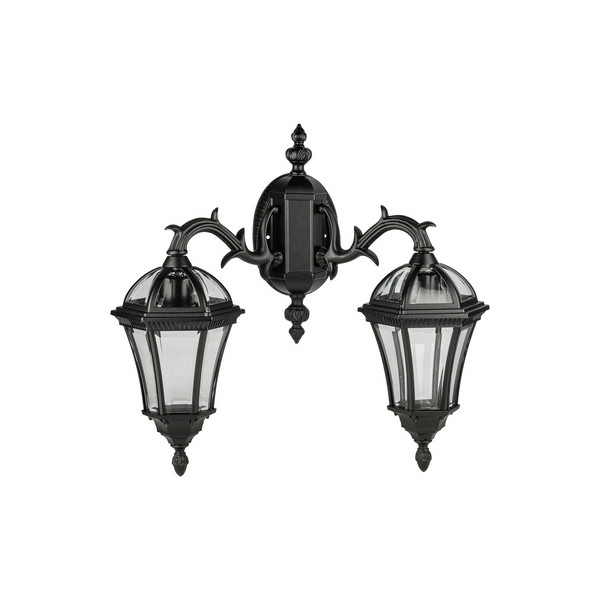 

Настенный фонарь уличный IP44 Oasis Light ROMA S 95202S 2 15L Bl, Черный, ROMA S 95202S 2 15L Bl