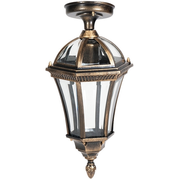 

Потолочный светильник уличный IP44 Oasis Light ROMA S 95205SA Gb в фиде фонаря, Золото;патина, ROMA S 95205SA Gb