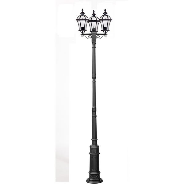 

Наземный фонарь Oasis Light ROMA L 95210LB E7 Bl, Черный, ROMA L 95210LB E7 Bl