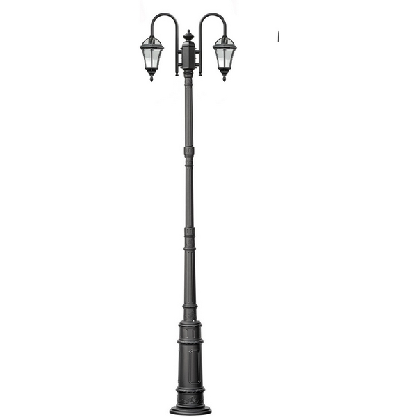 

Наземный фонарь Oasis Light ROMA S 95210SA 10 down E7 Bl, Черный, ROMA S 95210SA 10 down E7 Bl