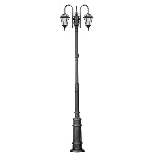 

Наземный фонарь IP44 Oasis Light ROMA S 95210SB 10 down E7 Bl, Черный, ROMA S 95210SB 10 down E7 Bl