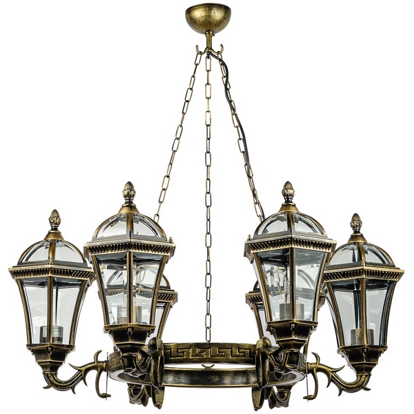 

Уличный светильник подвесной Oasis Light ROMA S 95270S/6/15L st 40 Gb, Золото;патина, ROMA S 95270S/6/15L st 40 Gb