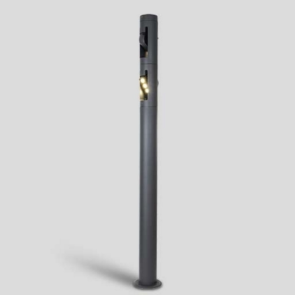 

Наземный светодиодный светильник IP54 W6142-2-1520 (Oasis Light), Графит, W6142-2-1520