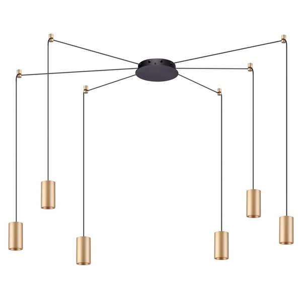 

Подвесной светильник Lucas 3898/6 (Odeon Light), Черный, Lucas 3898/6