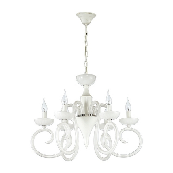 

Подвесная люстра Zefiro 3932/6 (Odeon Light), Белый, Zefiro 3932/6