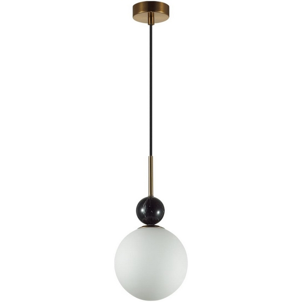 

Подвесной светильник Odeon Light Lolla 4361/1A бронзовый/белый/камень/металл IP20 E14 40W 220V, Lolla 4361/1A