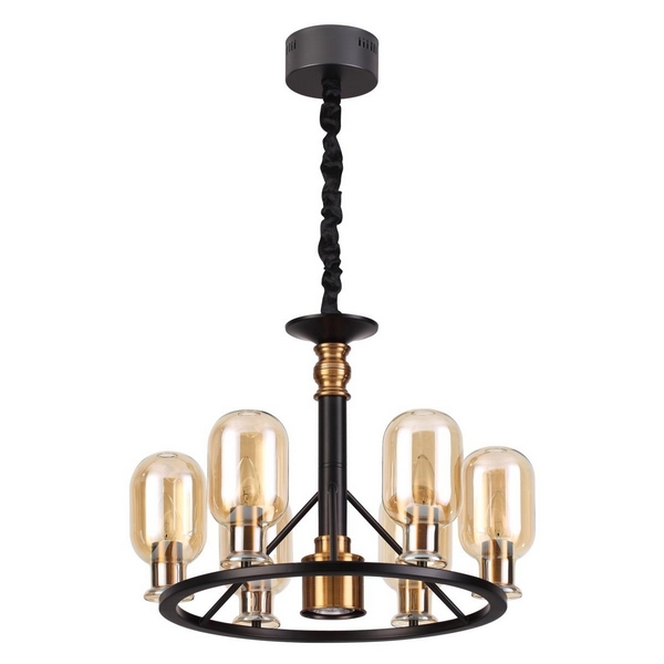 

Подвесная люстра Grif 4700/6 (Odeon Light), Янтарный, Grif 4700/6