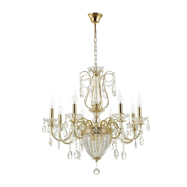

Подвесная люстра Kuvia 4724/8 (Odeon Light), Золото, Kuvia 4724/8