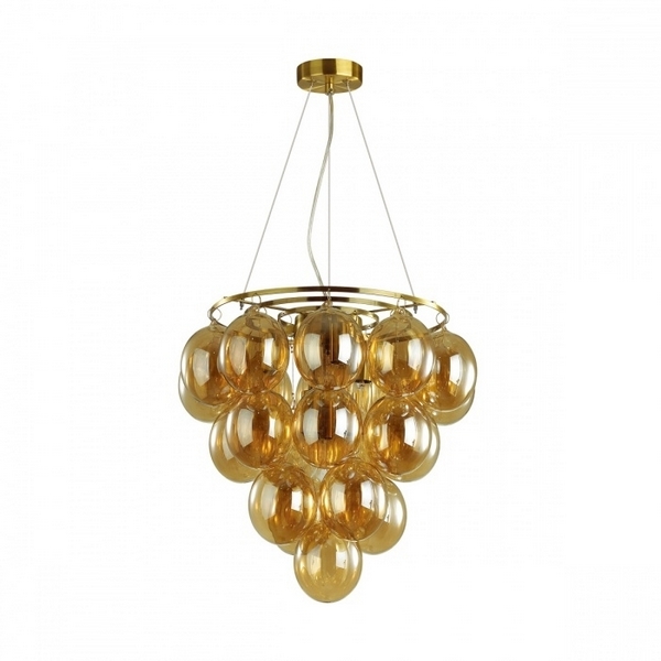 

Подвесная люстра Grape 4812/6 (Odeon Light), Янтарный, Grape 4812/6