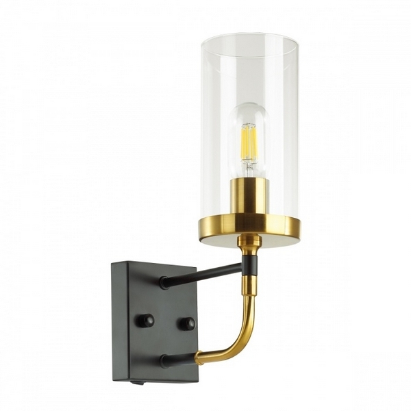 

Бра с выключателем Odeon Light Novas 4816/1W, Черный, Novas 4816/1W