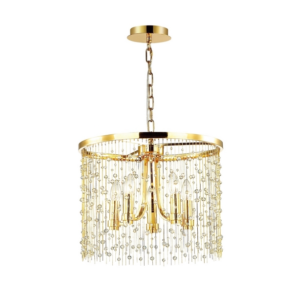 

Подвесная люстра Raini 4844/5 (Odeon Light), Золото, Raini 4844/5