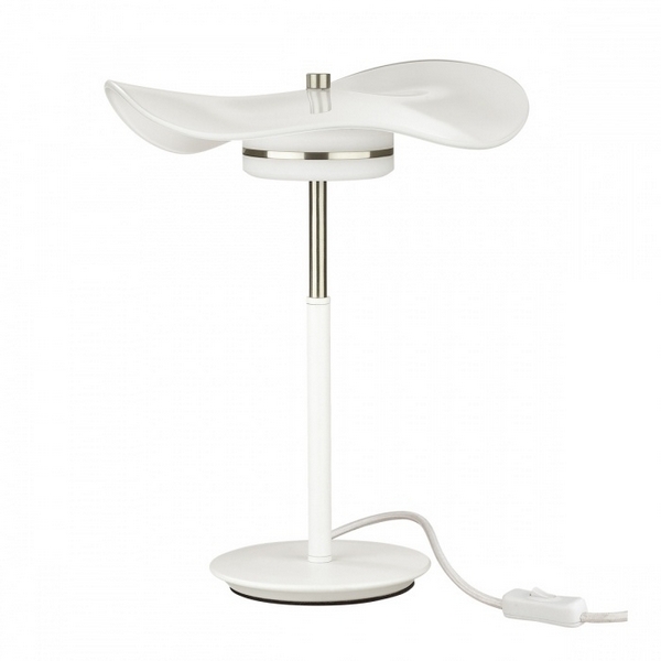 

Интерьерная настольная лампа светодиодная с выключателем Odeon Light Fluent 4856/10TL, Белый, Fluent 4856/10TL