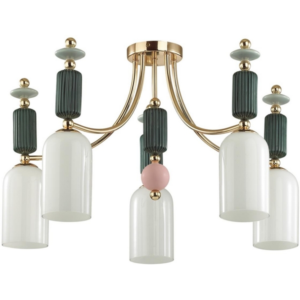 

Потолочная люстра Odeon Light Candy 4861/5C, Разноцветный, Candy 4861/5C
