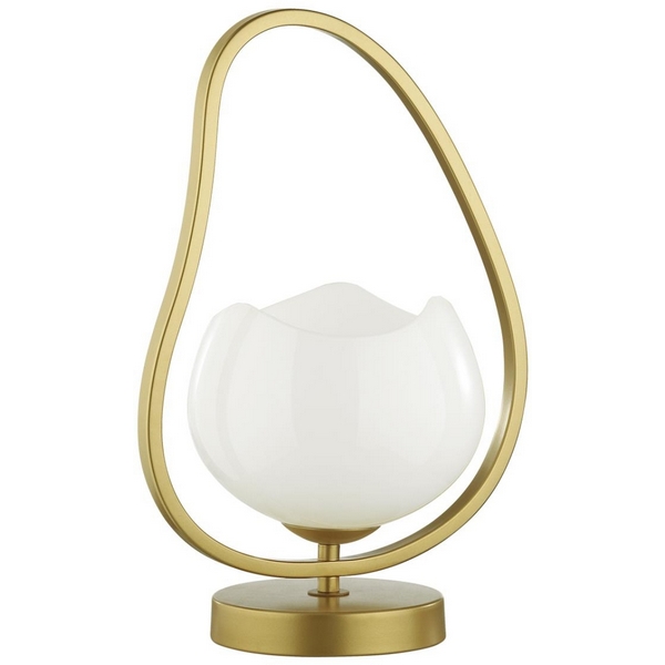 

Интерьерная настольная лампа с выключателем Odeon Light Waterlily 4873/1T, Золото, Waterlily 4873/1T
