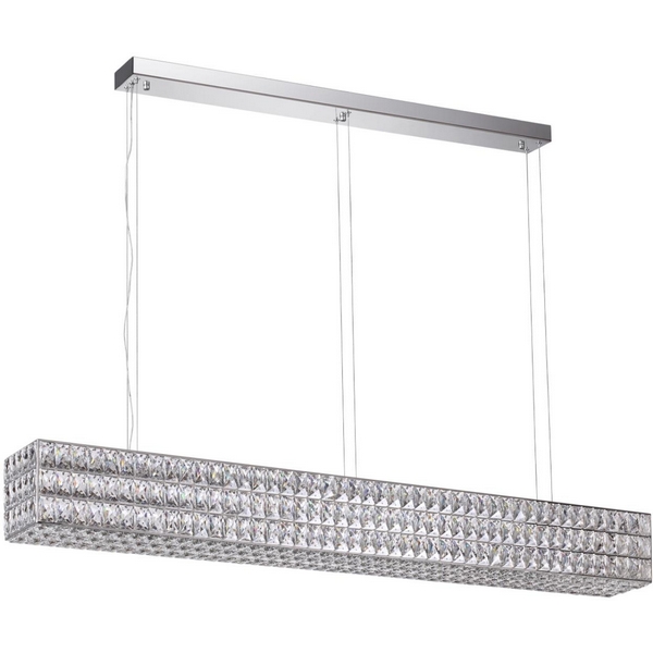 

Подвесная люстра Odeon Light Panta 4927/60L хром/металл/хрусталь LED 60W 4000K 3269Лм, Прозрачный, Panta 4927/60L