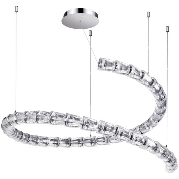 

Подвесная люстра Odeon Light Serpa 5010/129L, Прозрачный, Serpa 5010/129L